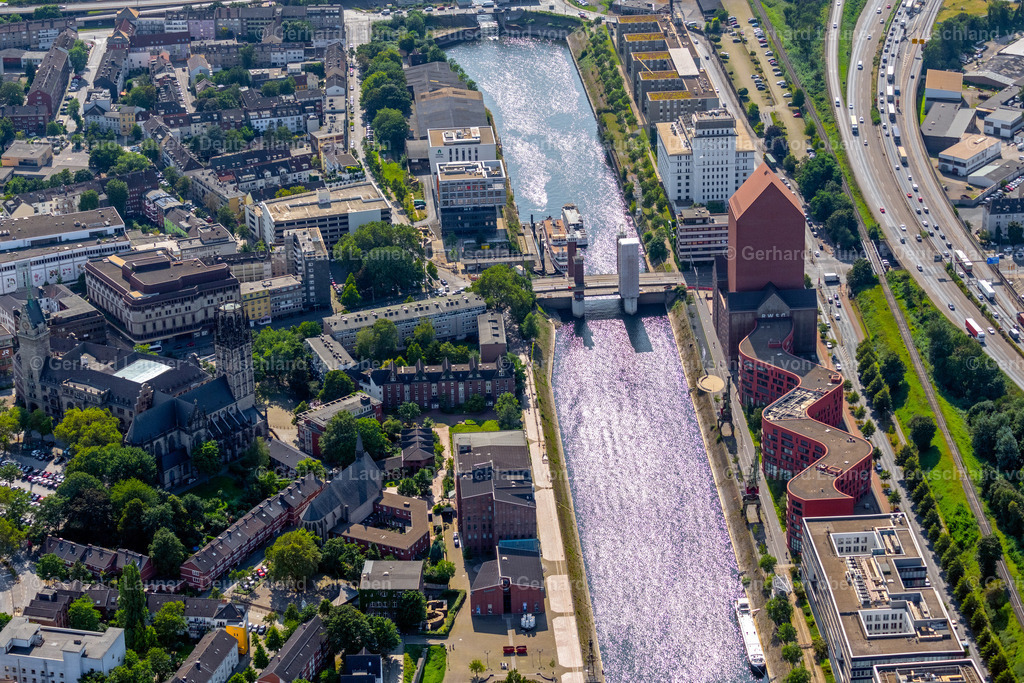 4049758 | Schwanentorbrücke, Innenhafen Duisburg