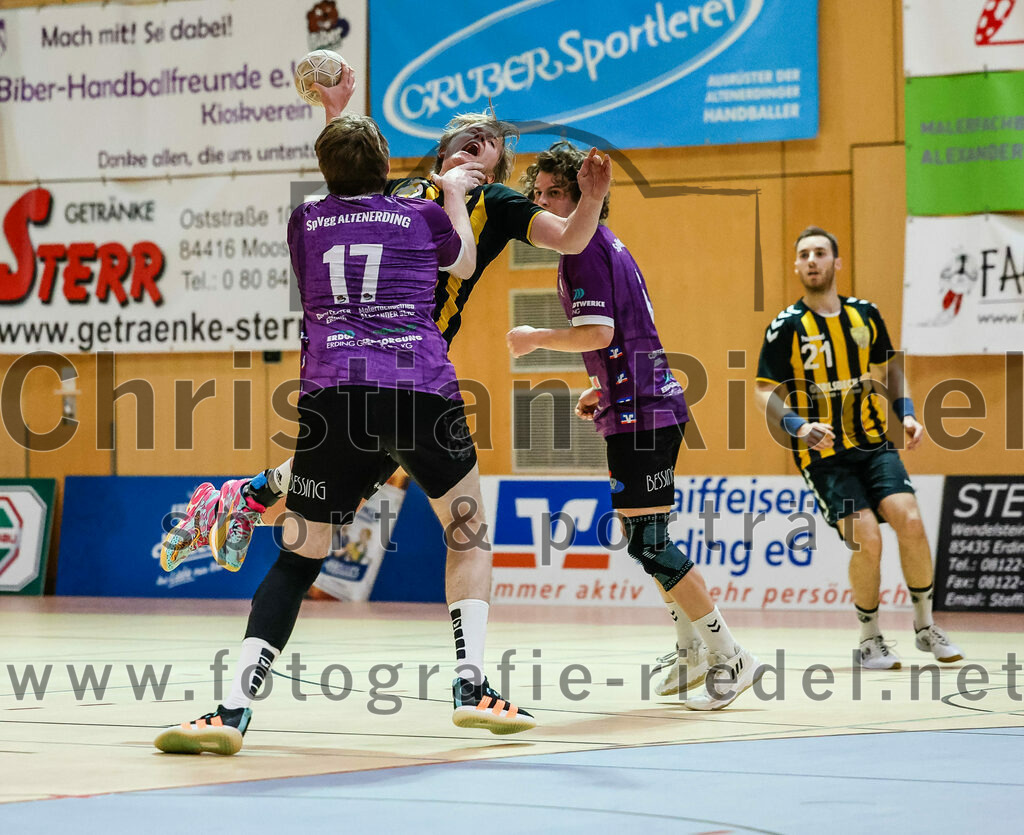 2023-12-16_026_SpVgg_Altenerding_gegen_HF_Scheyern | Erding, Deutschland, 16.12.2023:
Handball, Bezirksoberliga Männer 2023 / 2024, 11. Spieltag, SpVgg Altenerding gegen HF Scheyern, Endergebnis: 33:21

Foto: Christian Riedel / fotografie-riedel.net