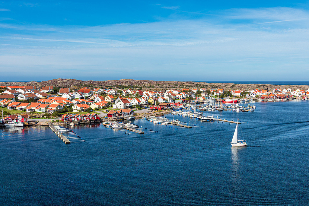 Blick auf die Insel Smögen in Schweden | Blick auf die Insel Smögen in Schweden.