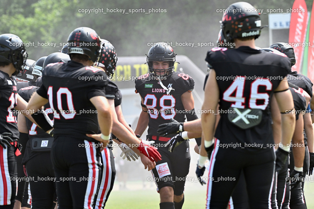 Carinthian Lions vs. Cineplexx Blue Devils | Carinthian Lions vs. Cineplexx Blue Devils, Carinthian Lions vs. Cineplexx Blue Devils am 09.06.2025 in Klagenfurt (ASV Sportplatz), Austria, (Photo by Bernd Stefan)