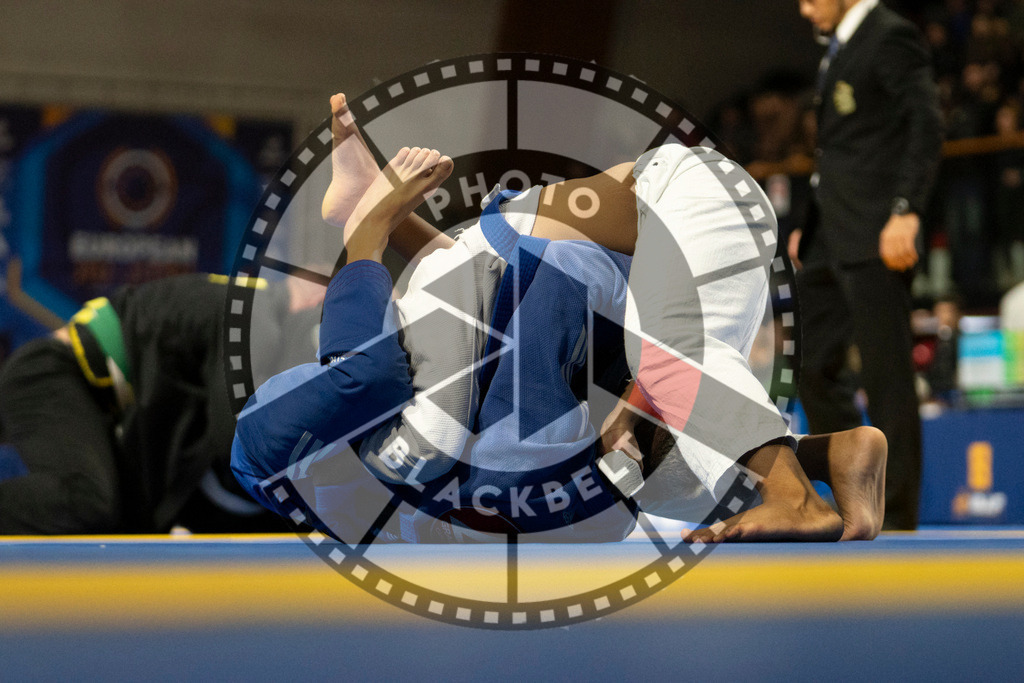 20240119PBB1426 | Fighters compete during the IBJJF European Championship in Paris, France, on January 19, 2024.