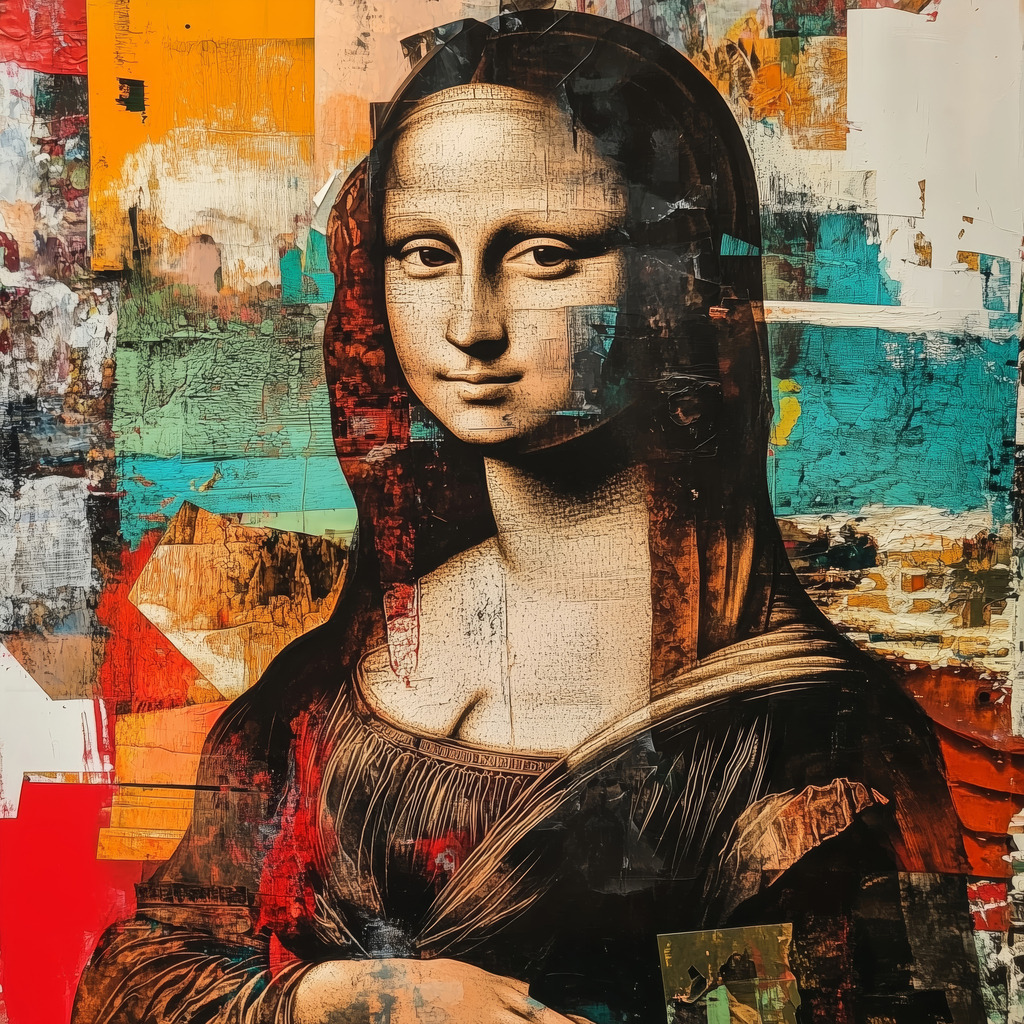 2501024 - Modern Lisa | Die Mona Lisa als modernes Pop Art Bild.