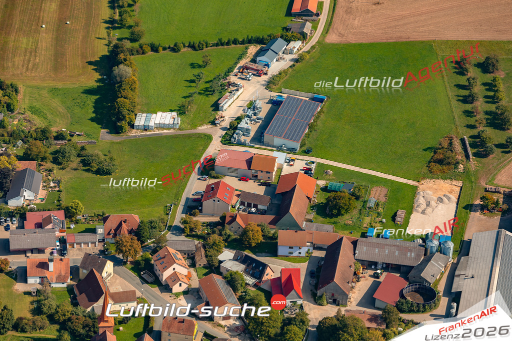 Luftaufnahme von Rennhofen Emskirchen Bild- Das Luftbild wurde 2025 vom UL-Flugzeug heraus erstellt ( keine Drohne ) - Hochauflösende Luftaufnahme -Nicht vergleichbar mit Google Maps oder Satelittenbilder- Die Geschenkidee !Mit Lizenz und Bildrechte bestellbar
