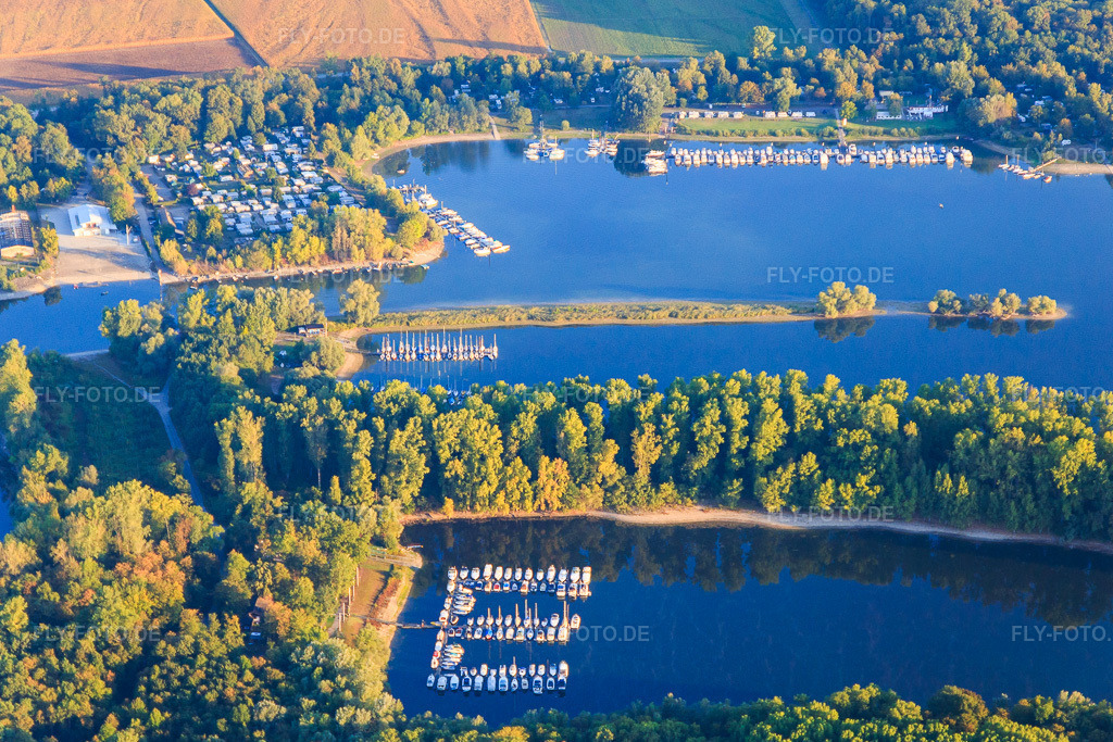 Luftbild: Angelhofer Altrhein mit Yacht-Club Otterstadt im Angelwald, SVM Segler-Vereinigung Mannheim e.V. und Segel-Club Speyer e.V. in Otterstadt im Bundesland Rheinland-Pfalz in Deutschland.Foto: IMG_110879.jpg vom 08.09.2018 durch Werner Riehm/FLY-FOTO.deYacht-Club Otterstadt im Angelwald e.VSVM Segler Vereinigung MannheimSegel-Club Speyer e.V