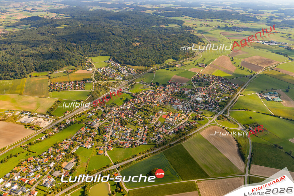 Luftaufnahme von Oberdachstetten Vs Google Maps- Die Luftaufnahme wurde 2025 vom UL-Flugzeug heraus erstellt ( keine Drohne ) - Hochauflösende Luftaufnahme - für professionelle Ausdrucke geeignet. Die Geschenkidee !Mit Lizenz und Bildrechte bestellbar