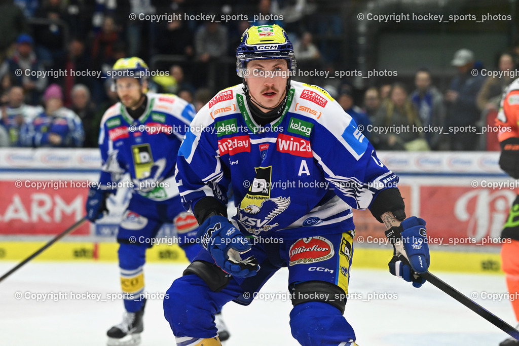 EC IDM WÄRMEPUMPEN VSV vs. MOSER MEDICAL GRAZ99ERS | #2 Dylan MacPherson EC VSV, EC IDM WÄRMEPUMPEN VSV vs. MOSER MEDICAL GRAZ99ERS, EC IDM WÄRMEPUMPEN VSV vs. MOSER MEDICAL GRAZ99ERS am 17.03.2026 in Villach (Stadthalle Villach), Austria, (Photo by Bernd Stefan)