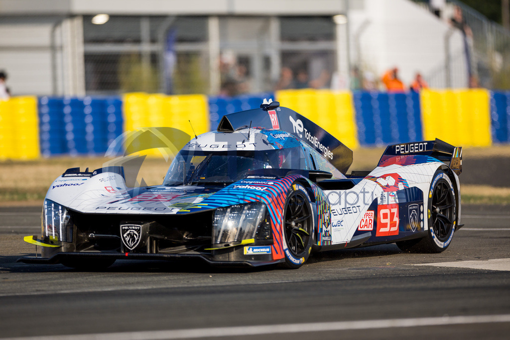 Trainproduction-20230607-1126 | LE MANS,FRANCE,07.Jun.23 - MOTORSPORTS - WEC, FIA World Endurance Championships, 24 Hours of Le Mans, Circuit de la Sarthe, qualifying. Image shows Paul Di Resta (GBR), Mikkel Jense (DEN) and Jean-Eric Vergne (FRA/ Peugeot Totalenergies).  Photo: Trainproduction / Matthias Trinkl