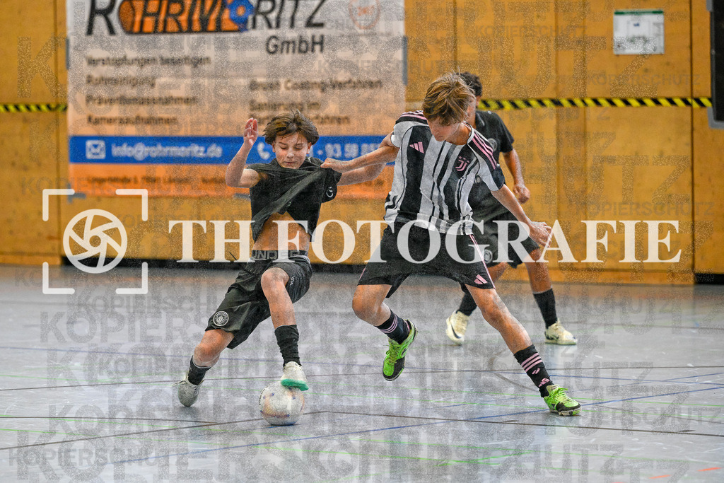 GER, Manchester City - Juventus, Fussball, U14 Hallenturnier, PS-Immo-Cup 2026, 18.01.2026 | City, Juventus