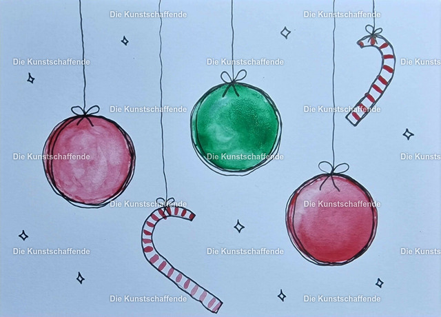 The ArtCreator-120953 | Kunstdruck von handgemalter Postkarte. | Art print from hand painted postcard. - Realisiert mit Pictrs.com