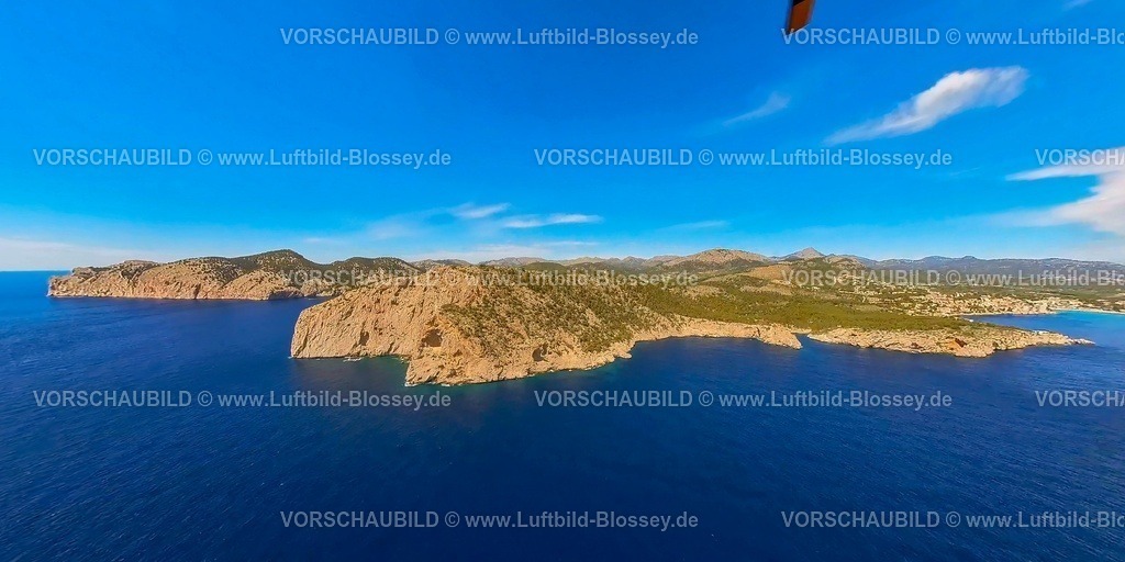 Mallorca230400147Insta002EsCampDeMarCapAndritxol | Luftbild, Cap des Llamp, Halbinsel, Felsenküste, Andratx, Balearen, Mallorca, Balearische Inseln, Spanien