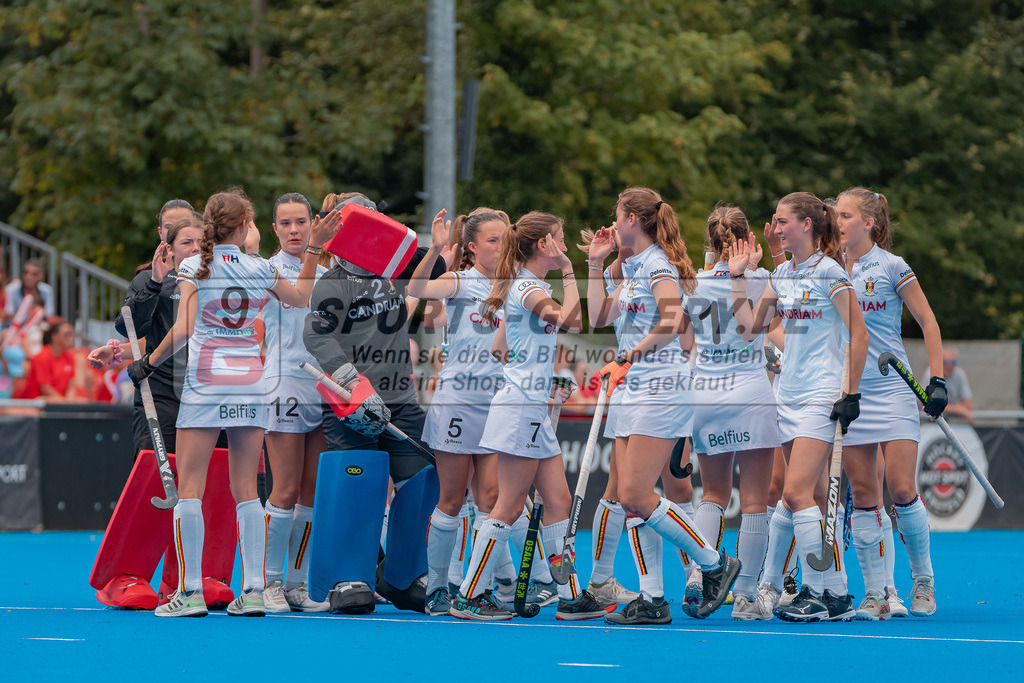 HK_20230715_102564 | Euro Hockey WU18 SF1 Belgium vs England Championship Girls & Boys am 15.7.2023 CHTC , Krefeld ,