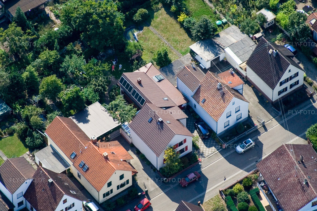 Luftbild: Waldstr in Kandel im Bundesland Rheinland-Pfalz in Deutschland. Foto: IMG_12558.jpg vom 17.08.2008 durch Werner Riehm/FLY-FOTO.de