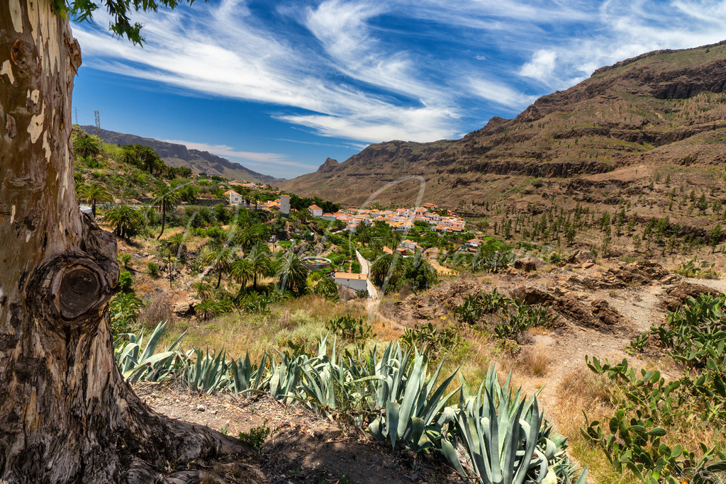 Fataga | Das Dorf Fataga in den Bergen Gran Canarias