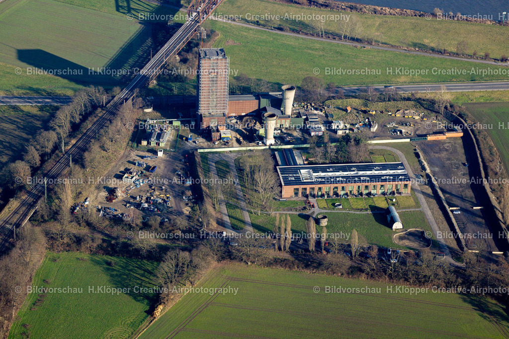 Luftbild Duisburg-8792 | Luftbildfotografie Sanierung eines Gebäudekomplexes " Zeche Rheinpreußen Schacht VII " in Duisburg im Bundesland Nordrhein-Westfalen, Deutschland - Realisiert mit Pictrs.com