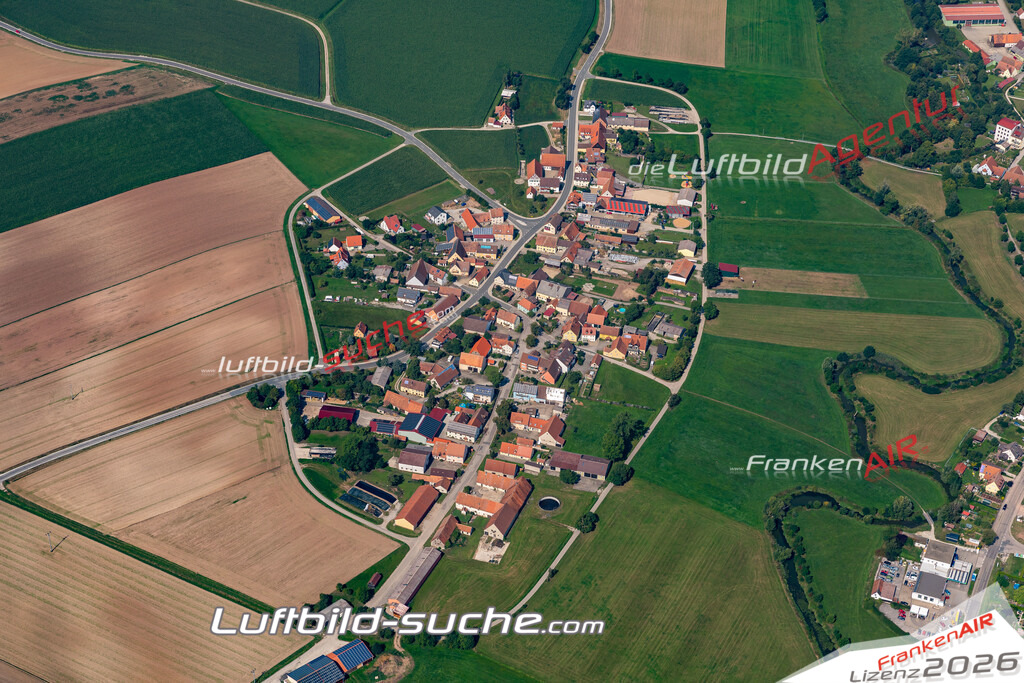 aktuelles Luftbild von Sachsen   - Luftaufnahme wurde 2019 von https://frankenair.de mittels Flugzeug (keine Drohne) erstellt.