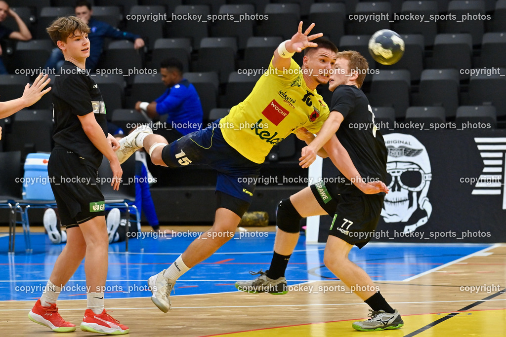 HSG Holding Graz vs. SC Ferlach Future Team 16.9.2022 | #33 HINTERREITER Paul, #15 BESSER Lukas Vinzenz