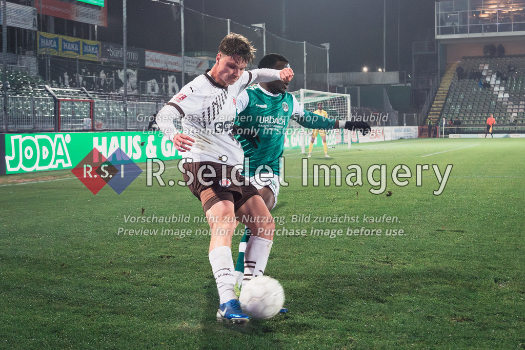 RS-1-088965 | Thieß Mahnel (#21, FCSP), Herdi Bernard Boloko Bukusu (#9, Lübeck)