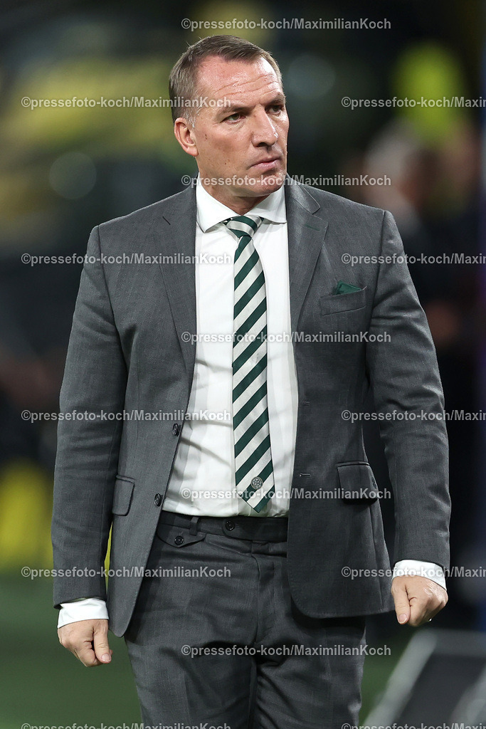 BVB01102401012 | 01.10.2024, Fußball, UEFA Champions League, Borussia Dortmund - Celtic Glasgow, 2. Spieltag, Signal Iduna Park, Saison 2024 2025: Trainer Brendan Rodgers (Cheftrainer Celtic)