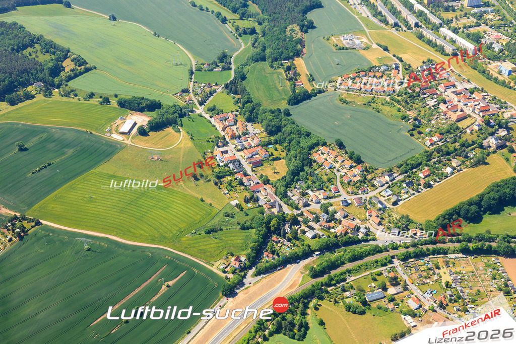 Die Luftaufnahme der Stadt Gera wurde vom UL-Flugzeug heraus erstellt ( keine Drohne )- hohe Auflösung für beste Qualität