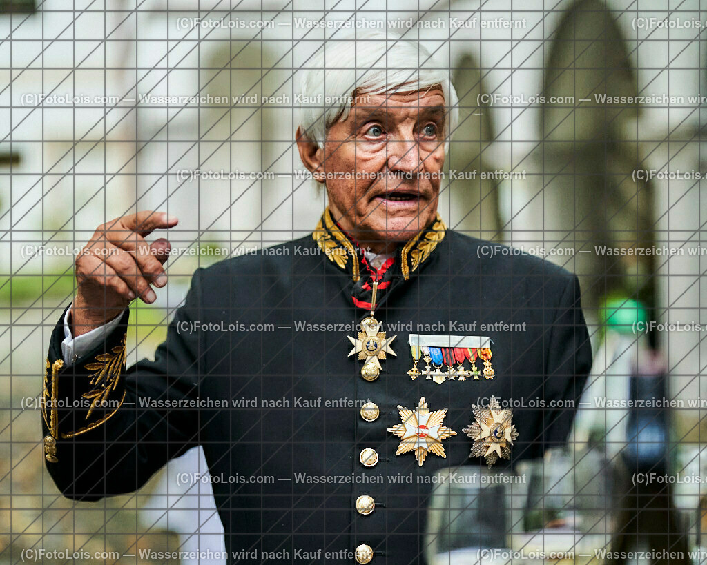 ALS2010_Jeanne de Ferrette_Architekt Hildebrand Walter | (C)FotoLois.com, Alois Spandl, 700stes Hochzeitsjubiläum - Albrecht II. mit Johanna von Pfirt in Thann (FR) im März 2024. Empfang des Organistionskommitees aus der Region Ferrette (Pfirt)/Thann aus dem Elsass mit Empfang durch die Stadtgemeinde und Bezirkshauptmannschaft Scheibbs im Schloss Scheibbs und anschließender Kranzniederlegung in der Kartausenkirche über der Krypta des Gründerehepaares durch Mitglieder des Templer Ordens, Fr 22. September 2023.