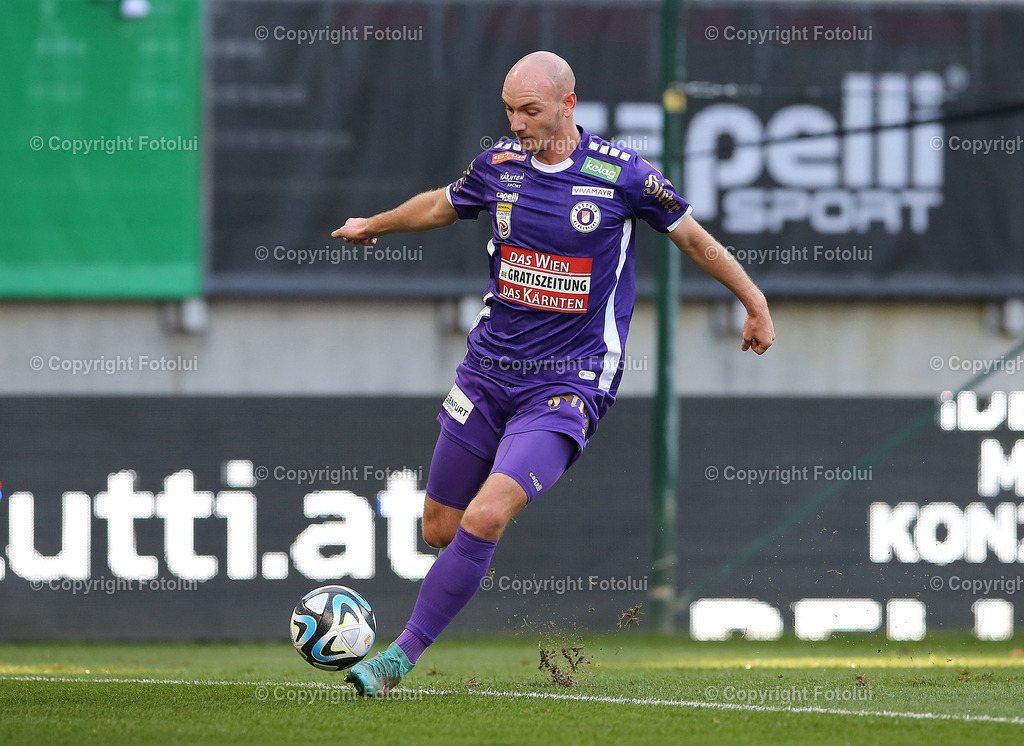 A_LUI_121123_08 | SPORT,FUSSBALL,ADMIRAL BUNDESLIGA AUSTRIA KLAGENFURT-STURM GRAZ 12.11.2023
IM BILD:NICOLAS WIMMER  (KLAGENGURT)FOTO: FOTOLUI