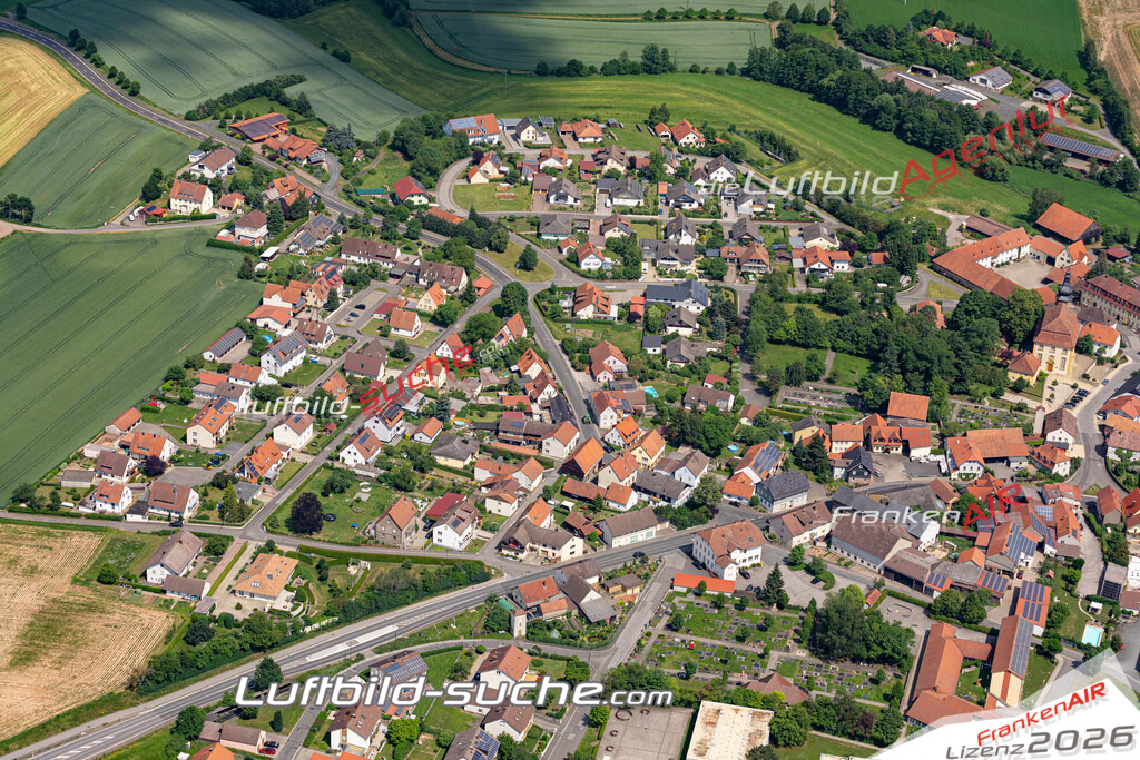 aktuelles Luftbild von  Maroldsweisach  - Luftaufnahme wurde 2019 von https://frankenair.de mittels Flugzeug (keine Drohne) erstellt.