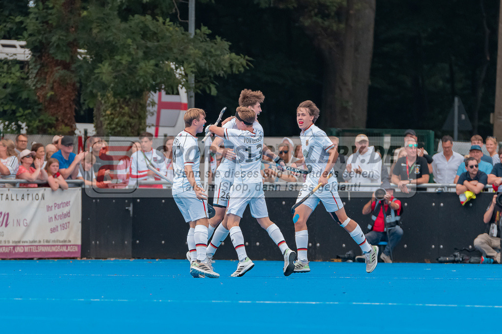 HK_20230716_102887 | Euro Hockey MU18 Boys Finale Belgium vs Germany Championship Girls &amp; Boys am 16.7.2023 CHTC , Krefeld ,