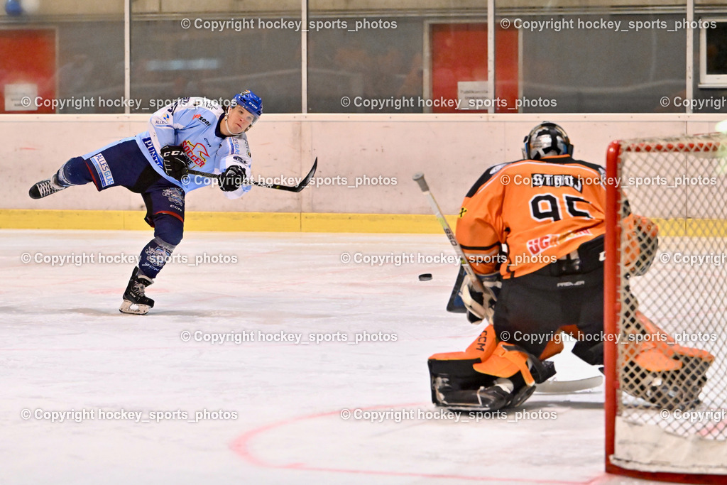 USC Velden vs. ESC Steindorf 9.1.2023 | #91 Kravanja Kristian, #95 Stroj Thomas