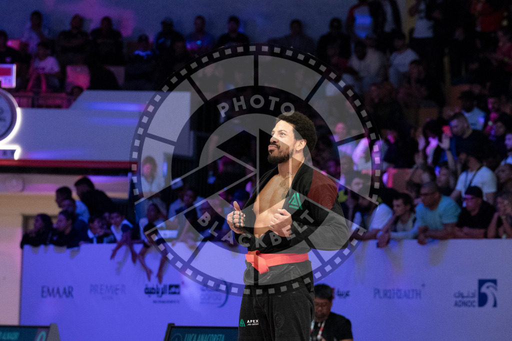 20231107PBB4988 | Fighters compete during the AJP World Master Championship in the Mubadala Arena in Abu Dhabi, Arab United Emirates, on November 7, 2023.