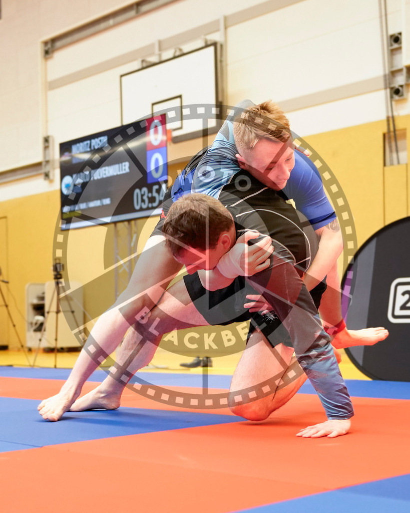 20240203PBB08522 | Fighters compete during the Brazilian Jiu-Jitsu Championship of the AJP Tour in Maintal by Frankfurt am Main, Germany, on February 2, 2024.