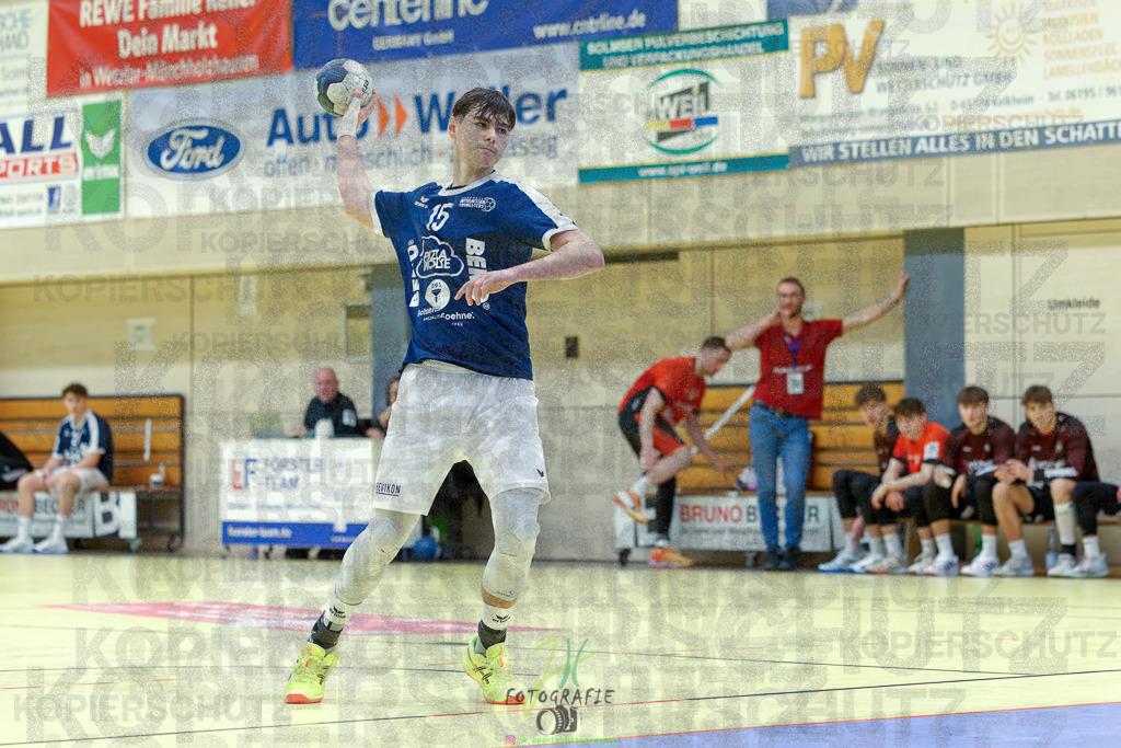 Jugendbundesliga A-Jugend; HSG Dutenhofen/Münchh. - HSG Rodgau Nieder-Roden | Jugendbundesliga A-Jugend; HSG Dutenhofen/Münchh. - HSG Rodgau Nieder-Roden am 07.12.2024 in Dutenhofen (Sporthalle Dutenhofen)Photo © 2024 - Jörg Heinrich - Realisiert mit Pictrs.com