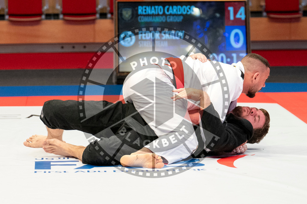 20231107PBB5322 | Fighters compete during the AJP World Master Championship in the Mubadala Arena in Abu Dhabi, Arab United Emirates, on November 7, 2023.