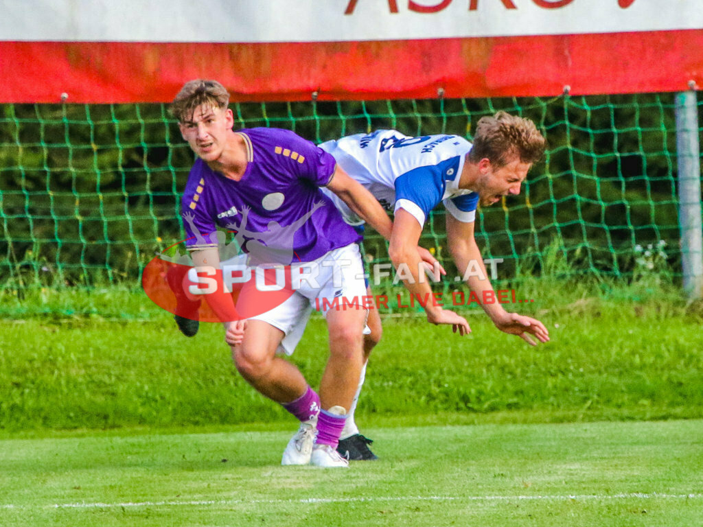 Austria Klagenfurt Amateure - SK Treibach 1-1, Kärntner Liga 2. Runde | Lukas Urnik (SK Treibach #8) Austria Klagenfurt Amateure - SK Treibach 1-1 am 08.08.2023 in Brückl
(Sportplatz), Austria, (Photo by Ernst Krawagner sport-fan.at) - Realisiert mit Pictrs.com