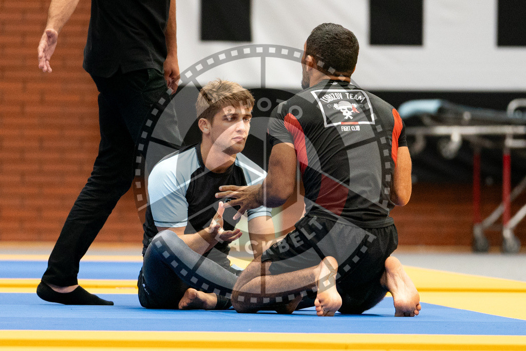 20230916PBB4253 | Fighters compete during the grappling tournement ADCC Trials (European, Middle East and African Championship) in Warsaw, Poland, on September 16, 2023.