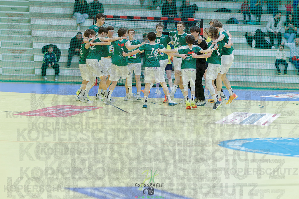mJC-Regionalliga, Halbfinale Hessenmeisterschaft; HSG Dutenhofen/Münchholzhausen - TSV Pfungstadt | mJC-Regionalliga, Halbfinale Hessenmeisterschaft; HSG Dutenhofen/Münchholzhausen - TSV Pfungstadt am 15.03.2025 in Münchholzhausen (Sporthalle Münchholzhausen)Photo © 2025 - Jörg Heinrich - Realisiert mit Pictrs.com