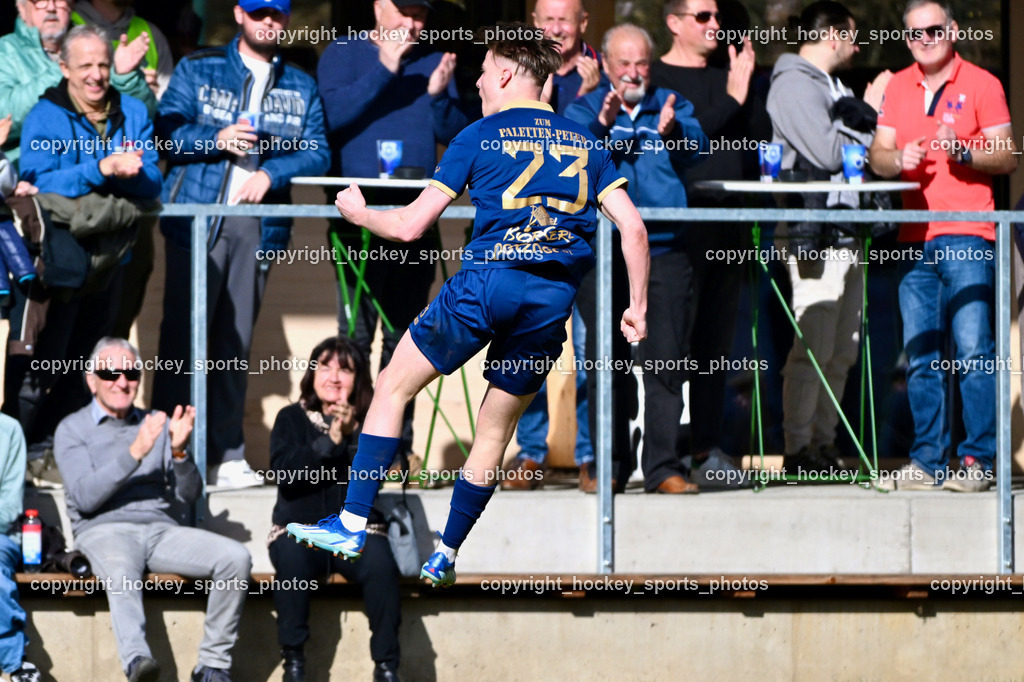ATUS Velden vs. SPG LASK Amateure OÖ | Jubel #23 Ralph Roman Scheer ATUS Velden, ATUS Velden vs. SPG LASK Amateure OÖ, ATUS Velden vs. SPG LASK Amateure OÖ am 07.03.2026 in Velden (Wald Arena Velden), Austria, (Photo by Bernd Stefan)