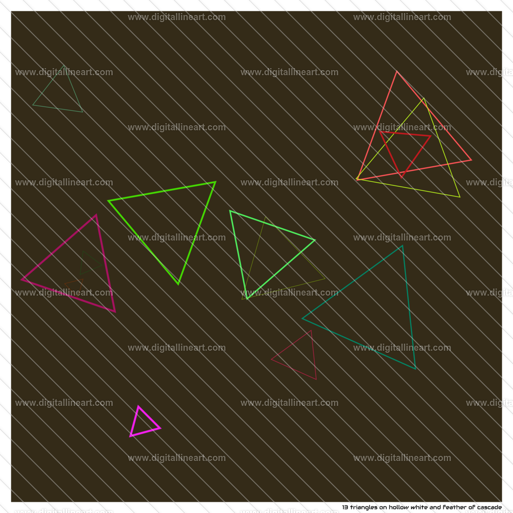 13-triangles-hollow-white-and-feather-of-cascade | digitallineart - Realisiert mit Pictrs.com