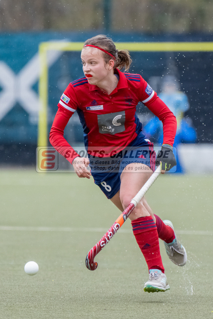 HK_20230401_106672 | 1. Bundesliga Damen Düsseldorfer HC - Harvestehuder THC  am 1.4.2023 DHC Düsseldorf, Düsseldorf , Friederike Heusgen ( Düsseldorfer HC #8 )