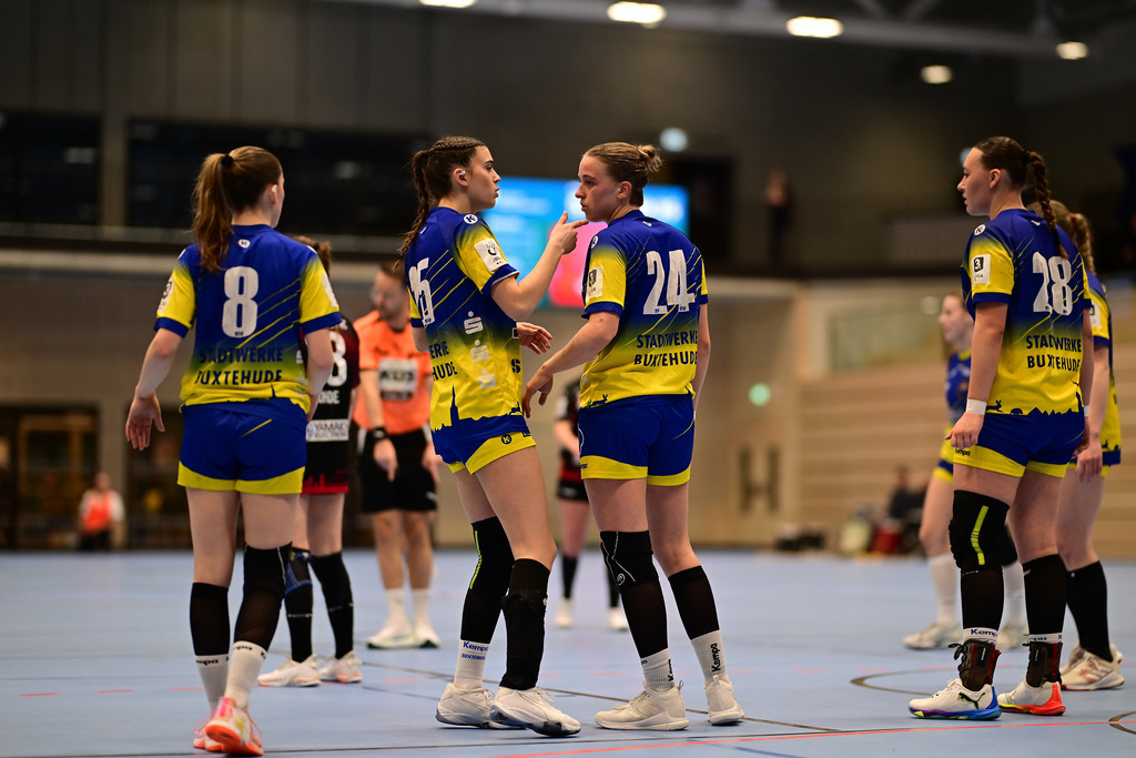 Handball I Frauen I Saison 2025-2026 I 3. Liga Staffel Nord I 11. Spieltag I Buxtehuder SV II - Frankfurter HC | Der Sportfotograf. - Realisiert mit Pictrs.com