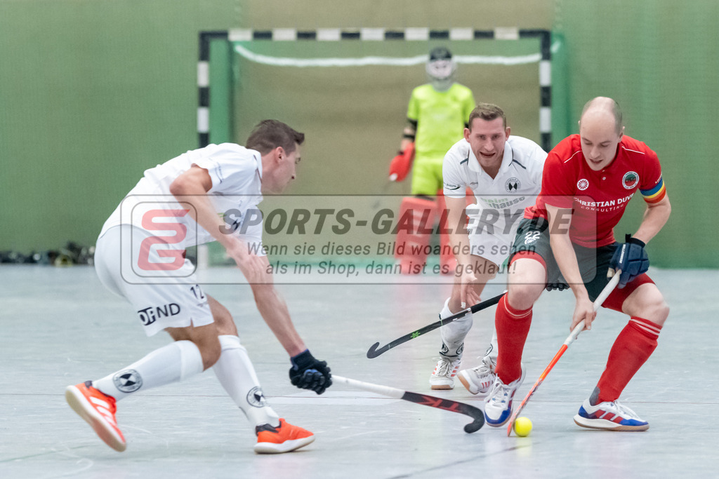 SFE_20230115_0113 | 1. Bundesliga Hockey Herren Schwarz-Weiss Neuss - Crefelder HTC am 15.01.2023 in  (Sporthalle Jahnerstrasse), Photo: Stephan Fehrmann 2022 (Sports-Gallery)