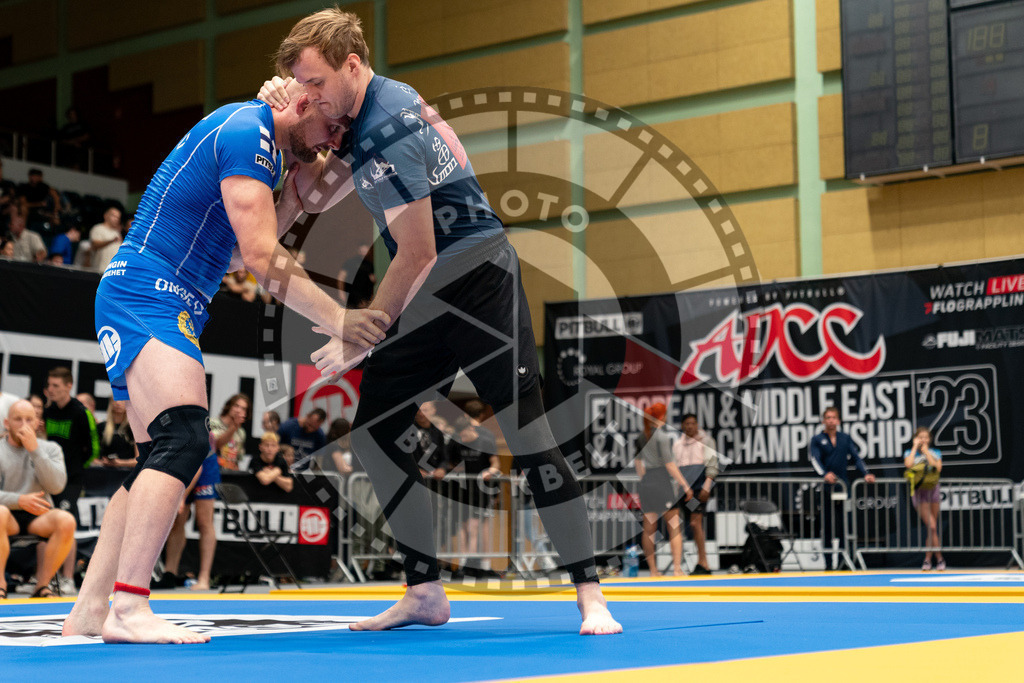 20230916PBB6993 | Fighters compete during the grappling tournement ADCC Trials (European, Middle East and African Championship) in Warsaw, Poland, on September 16, 2023.
