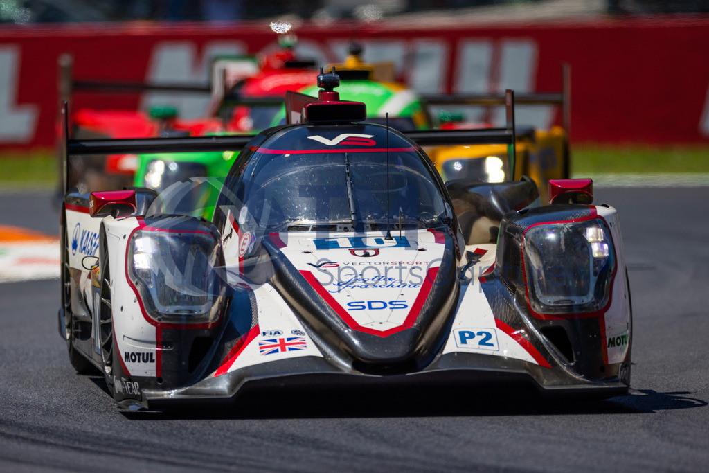 Trainproduction-20230709-0067 | MONZA,ITALY,09.Jul.23 - MOTORSPORTS - WEC, FIA World Endurance Championships, 6h of Monza, Autodromo Monza. Image shows Ryan Cullen (GBR), Gabriel Aubry (FRA) and Matthias Kaiser (LIE/Vector Sport).  Photo: Trainproduction / Matthias Trinkl