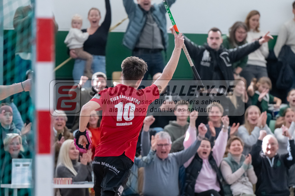 HK_20250202_102464 | 2. Bundesliga Halle Herren Club Raffelberg - Schwarz Weiss Köln am 2.2.2025 Halle am Raffelberg, Duisburg ,