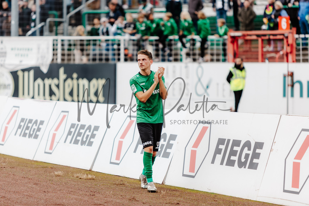 Regionalliga West, Saison 2022/2023, 13. Spieltag: SC Preußen Münster - 1. FC Düren | Regionalliga West, Saison 2022/2023, 13. Spieltag: SC Preußen Münster - 1. FC Düren am 22.10.2022 in Münster (Preußenstadion), Deutschland, Foto: sportfotografie.ms | Markus Paletta - Realisiert mit Pictrs.com