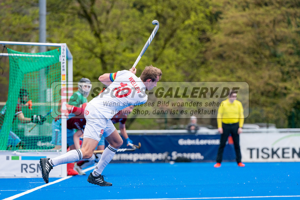 HK_20230415_901563 | 1. Bundesliga Herren Crefelder HTC - UHC Hamburg am 14.4.2023 Crefelder HTC, Krefeld , Niklas Wellen ( Crefelder HTC 10 )