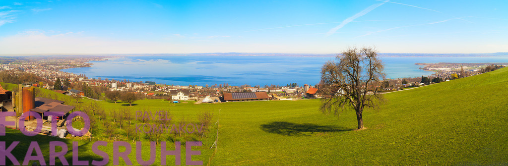 Panorama Konstanz Lake / Bodensee | Ein sonniger Tag am Bodensee - Realisiert mit Pictrs.com