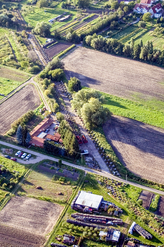 Luftbild: Panzersperre aus dem 2. Weltkrieg in Steinfeld im Bundesland Rheinland-Pfalz in Deutschland. Foto: IMG_8060.jpg vom 13.09.2007 durch Werner Riehm/FLY-FOTO.de