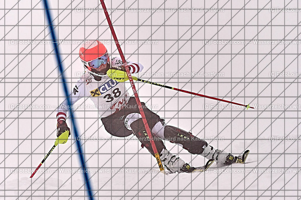 ALP1475_NW-OAC-SL-I_Hochkar_Mueller Simon | (C)FotoLois.com, Alois Spandl. NÖ Raiffeisen-Club NachwuchsCup & OstalpenCup, Hochkar, Slalom, So 7. Januar 2024.