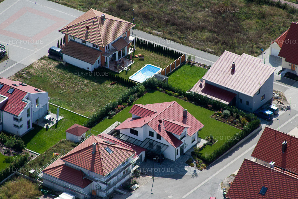 Luftbild: Am Höhenweg in Kandel im Bundesland Rheinland-Pfalz in Deutschland. Foto: IMG_21102.jpg vom 06.09.2009 durch Werner Riehm/FLY-FOTO.de