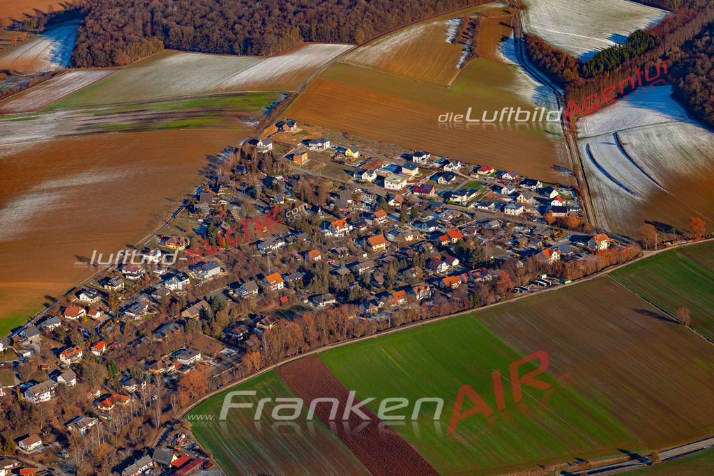 aktuelles Luftbild von Gleussen  Itzgrund - Luftaufnahme wurde 2019 von https://frankenair.de mittels Flugzeug (keine Drohne) erstellt.
